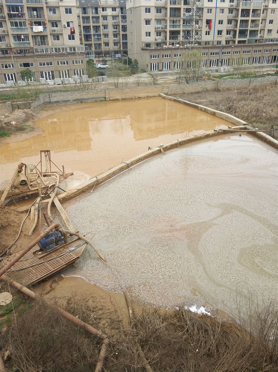 镇海沉淀池淤泥清理-厂区废水池淤泥清淤